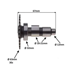 Camshaft Pitbike YCF 50