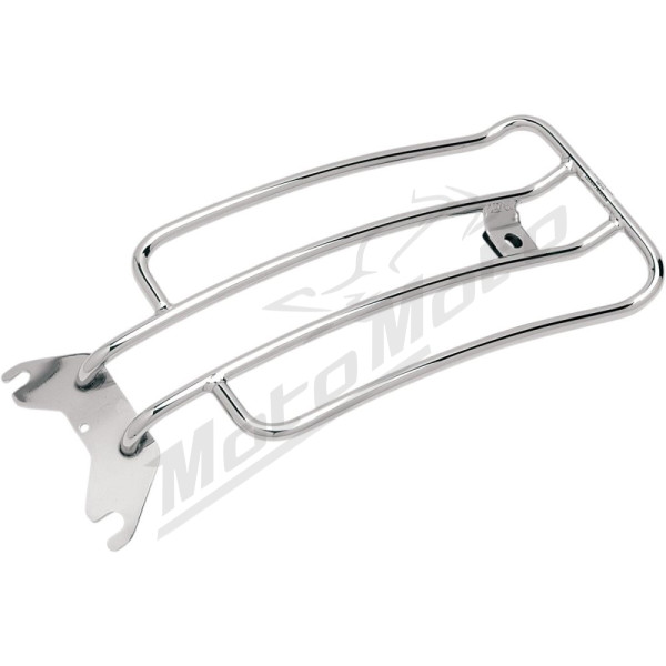 MOTHERWELL Bagažo laikiklis chromuotas 28x15cm Harley Davidson FLSTC / FLSTS / FLSTSC / FLSTSCI 1340/1690 97-17 