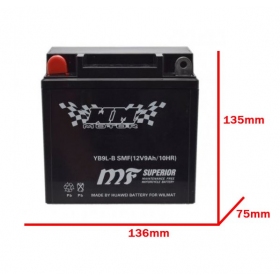 Akumuliatorius YB9L-B SMF 12V / 9Ah