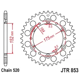 Rear sprocket JTR853