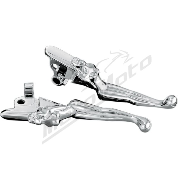 KURYAKYN Silhouette Brake And Clutch levers Harley Davidson FLD / FLHRI / FLHTC / FXDC / XLH / XL 883/1690 95-17 