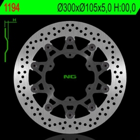 NG BRAKES 1194 plaukiojantis stabdžių diskas BMW F 700-800 08-18