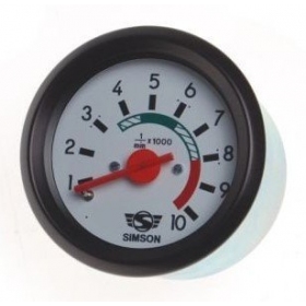 Speedometer SIMSON S51 / S53 / S83 white