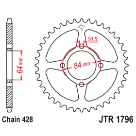 Rear sprocket JTR1796