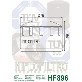Tepalo filtras HIFLO HF896 URAL GEAR UP/ PATROL/ RANGER/ RETRO/ SPORTSMAN/ TOURIST 750cc 2014-2019