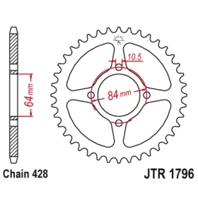 Rear sprocket JTR1796