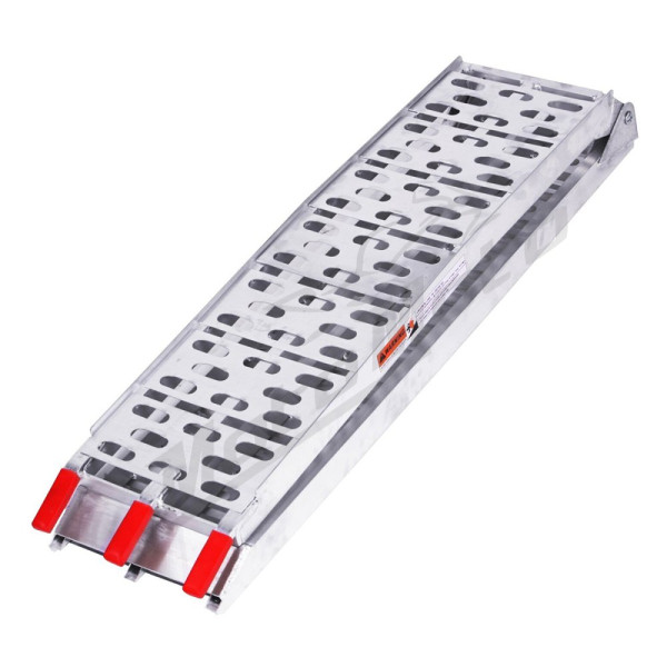 Biketec 2024/06 universal aluminum openwork overrun ramp 226 x 30,5 cm