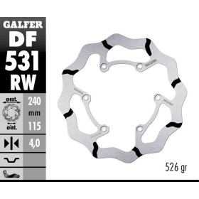 GALFER BRAKE ROTOR FIXED WAVE GROOVED Yamaha YZ 125-450cc 18-25