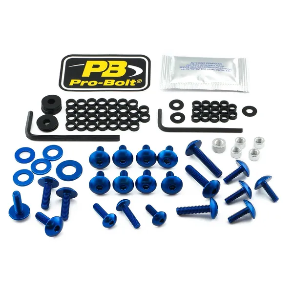 PRO BOLT Aliuminio apdailų varžtų rinkinys Kawasaki ZZR 1400cc 12-20