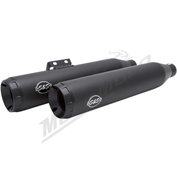 S&S CYCLE Grand National Race Slip-On Mufflers Harley Davidson FLFB / FLFBS / FLSL / FXBB 1750-1923cc 18-23