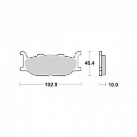 Brake pads MALOSSI FT3057 / MCB640 SPORT