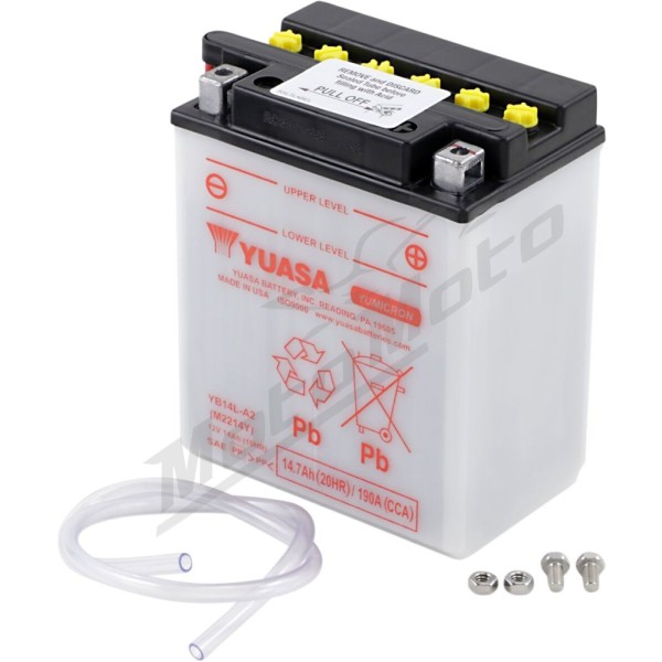 YUASA Akumuliatorius HD DRY YB14L-A2 12V 14Ah