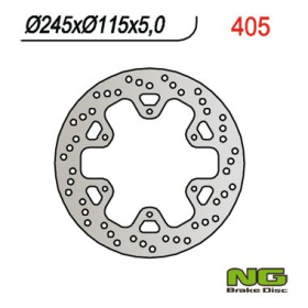 NG BRAKES Rear Fixed Brake Disc 245mm Yamaha RD / XZ 500-750cc 84-95
