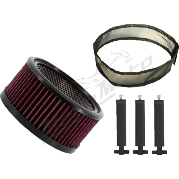 TRASK Big Power Filter Kit Harley Davidson FLD / FLHR / FLHT / FLHTK / FLHXS 883-1923cc 91-22