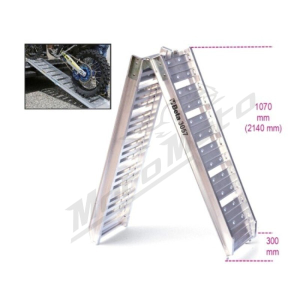 BETA Folding Aluminum Motorcycle Ramp 214cm