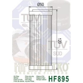 Oil filter HIFLO HF895 URAL GEAR UP/ PATROL/ RANGER/ RETRO 650-750cc 2010-2013