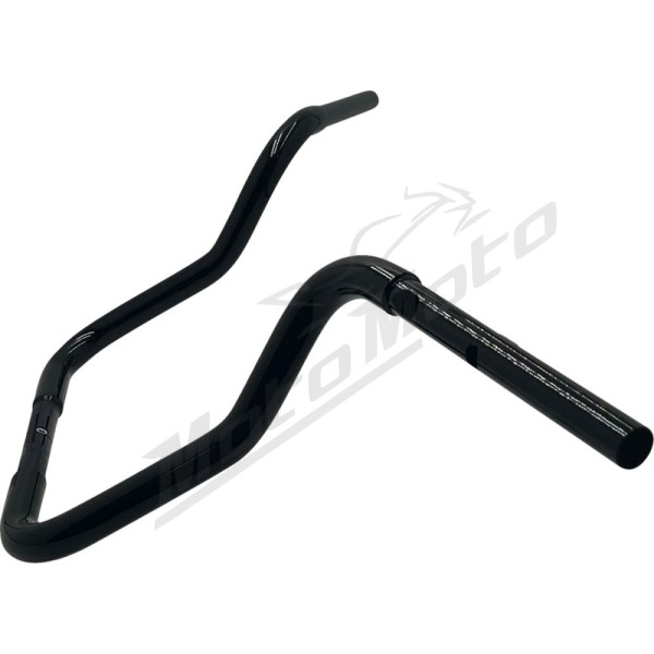 FAT BAGGERS INC. Round Top Handlebar Black 97x33cm Harley Davidson FLHLT / FLHX / FLHXSE 1923-1977 23-26