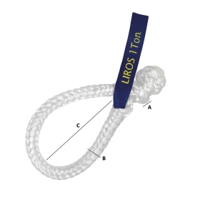 Soft Shackle white 1T