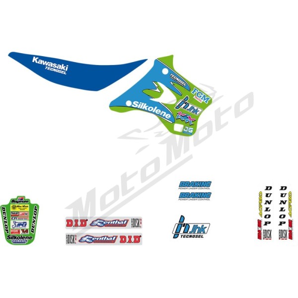 TECNOSEL Graphics KIT Kawasaki KX 125-250cc 94-98