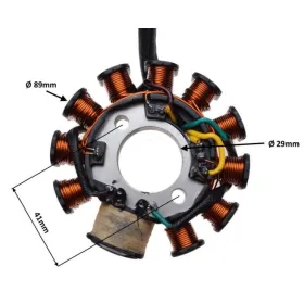 MAXTUNED STATOR ASSY 11 COILS GY6 4T