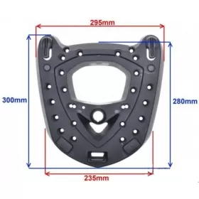 Plastic fastening plate 9061