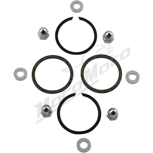 JAMES GASKET Exhaust Port Gasket Kit Harley Davidson 1340-1800cc 1984-2019