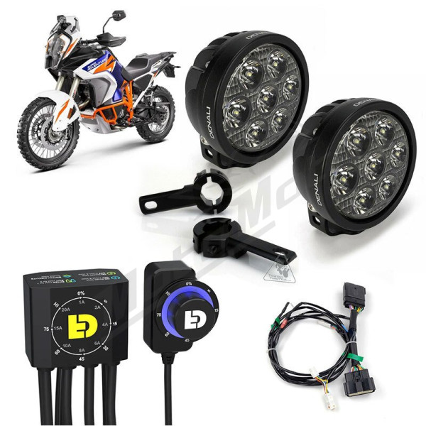 DENALI DialDim D7 Additional lights kit KTM Super Adventure 1290 21-24