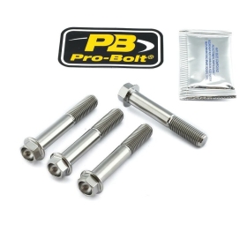PRO BOLT Titanium Brake Caliper Mount Kit Aprilia / Ducati / Honda / Kawasaki / Triumph 600-1400cc 02-25