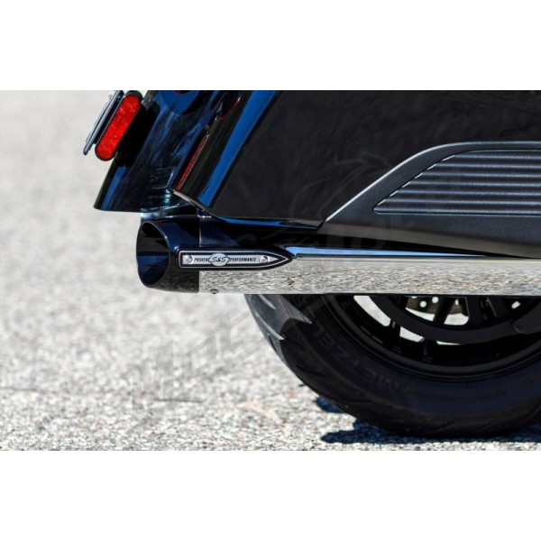 S&S CYCLE 4" Broadhead Slip-On Mufflers Indian Challenger / Chieftain 1768-1890cc 14-26