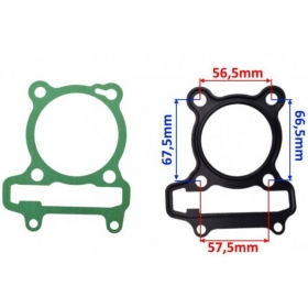 GASKET SET FOR LONGJIA LJ125T-8M / SYM 125cc - 150cc
