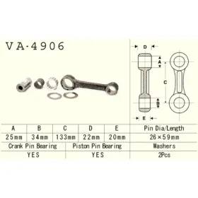 VESRAH Connecting rod Kawasaki JS 750 92-95