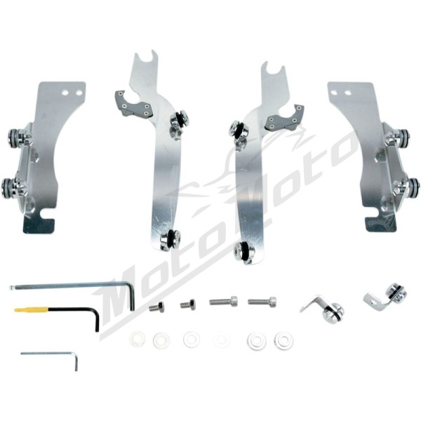 MEMPHIS SHADES METRIC No-Tool Trigger-Lock Mount Kit for Sportshield Suzuki C / VL 50-800 01-20