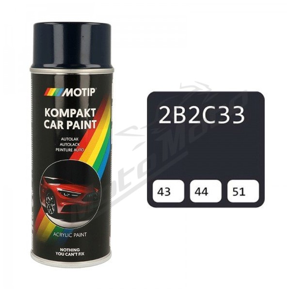 MOTIP Coloured paint 2B2C33 400ml