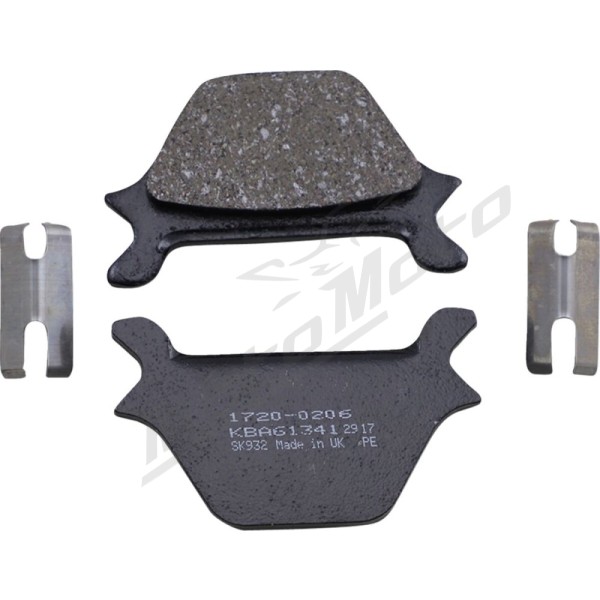DRAG SPECIALTIES Organic Harley/Buell Brake Pads Harley Davidson FLST / FLSTC / FLSTF / FLSTN / FLSTS / FXD / FXDB / FXDC 883-1340cc 87-99