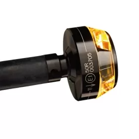 MOTOGADGET Universal LED turn signal mounted on the end of the handlebar, 1 pc.