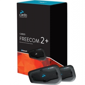 Cardo Freecom 2+ Duo Communication System Double Pack