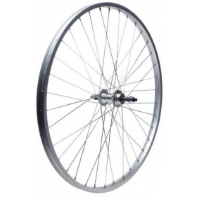 BICYCLE FRONT SILVER RIM  26" 26/20mm 1PCS