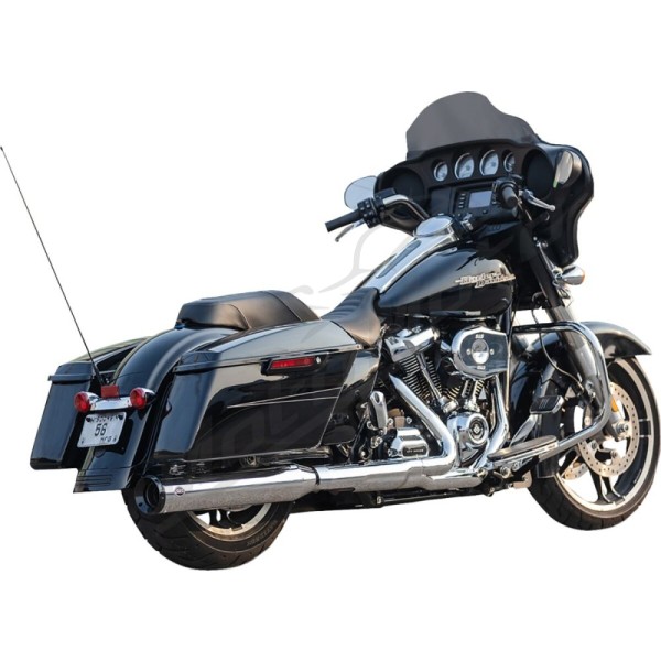S&S CYCLE Swindler Exhaust Conversion Kit 2-into-1 Harley Davidson FLH / FLHFB 1750-1977cc 17-26
