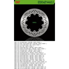 NG BRAKES Priekinis fiksuotas stabdžių diskas 260mm BMW R 473-1000cc 73-95