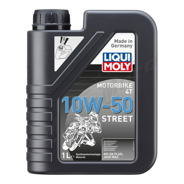 LIQUI MOLY MOTORBIKE 10W50 STREET RACE Synthetic oil 4T 1L