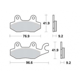 BRAKE PADS FERODO FDB2087EF / MCB663 STANDARD ECO FRICTION