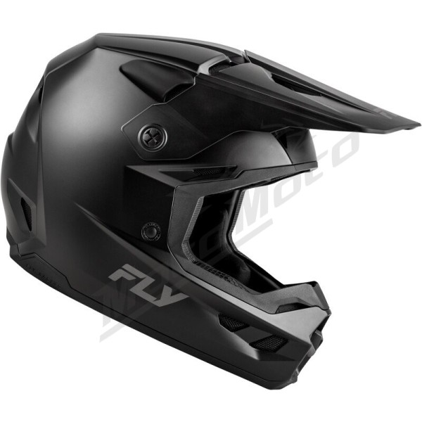 FLY RACING Kinetic Solid Youth Helmet - Matte Black
