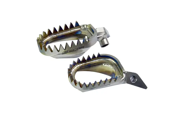 SCAR RACING Titanium Foot Pegs Ducati Desmo 450 2026