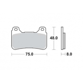  BRAKE PADS FERODO FDB2181XRAC / MCB755 SPORT 