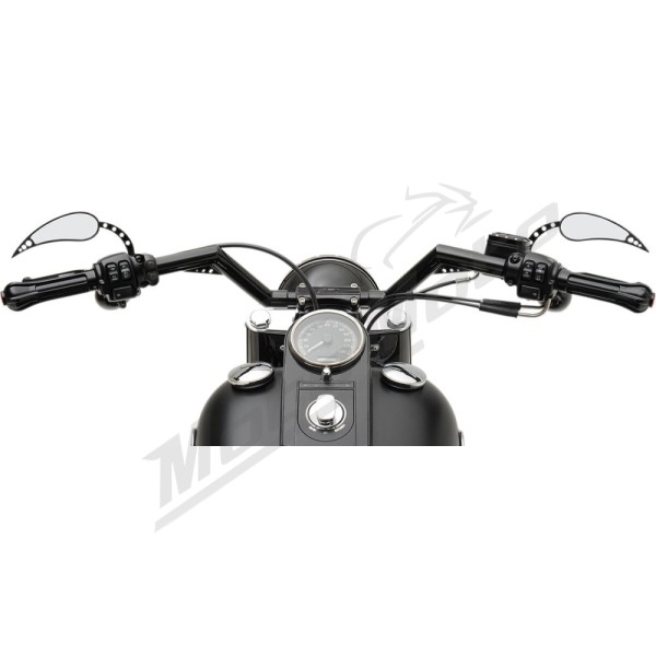 TRASK 1-1/4" V-Line Handlebar 25,4mm Harley Davidson 883-1800cc 86-20