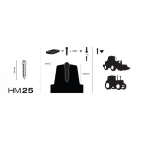 MaxiGrip Studs 25mm 150pcs inc installation tool