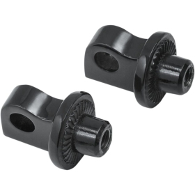 KURYAKYN Male-Mount Passenger Footpegs Adapter Harley Davidson FLD / FLH / FLHT / FLHX / FLSTC / FXD / XR 500/1977 83-24