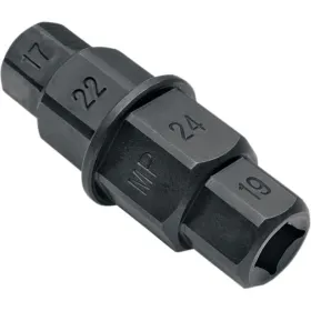 MOTION PRO šešiakampis ratų varžtų įrankis 17 mm, 19 mm, 22 mm ir 24 mm