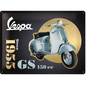 TIN SIGN VESPA GS 150CC SINCE 1955 30x40