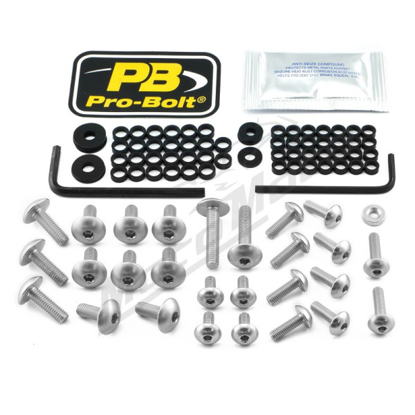 PRO BOLT Aluminium Fairing Bolt Kit for Kawasaki EX / ZX-4 400cc 18-22